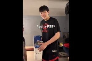 殳海：杨瀚森的PS5是2K官方送的 业余生活打游戏算非常健康的爱好