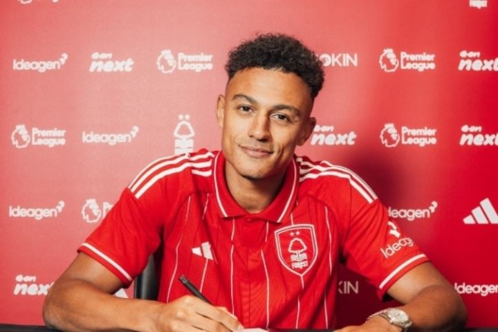 转会费4500万欧！官方：诺丁汉森林签下24岁瑞士前锋恩多耶