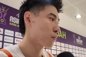 程帅澎：赛前目标就是力争小组第一 三分好要感谢郭导给的信心