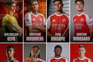 3亿新援3-0！枪手新援包办3球+埃泽马杜两翼齐飞，替补席富得流油